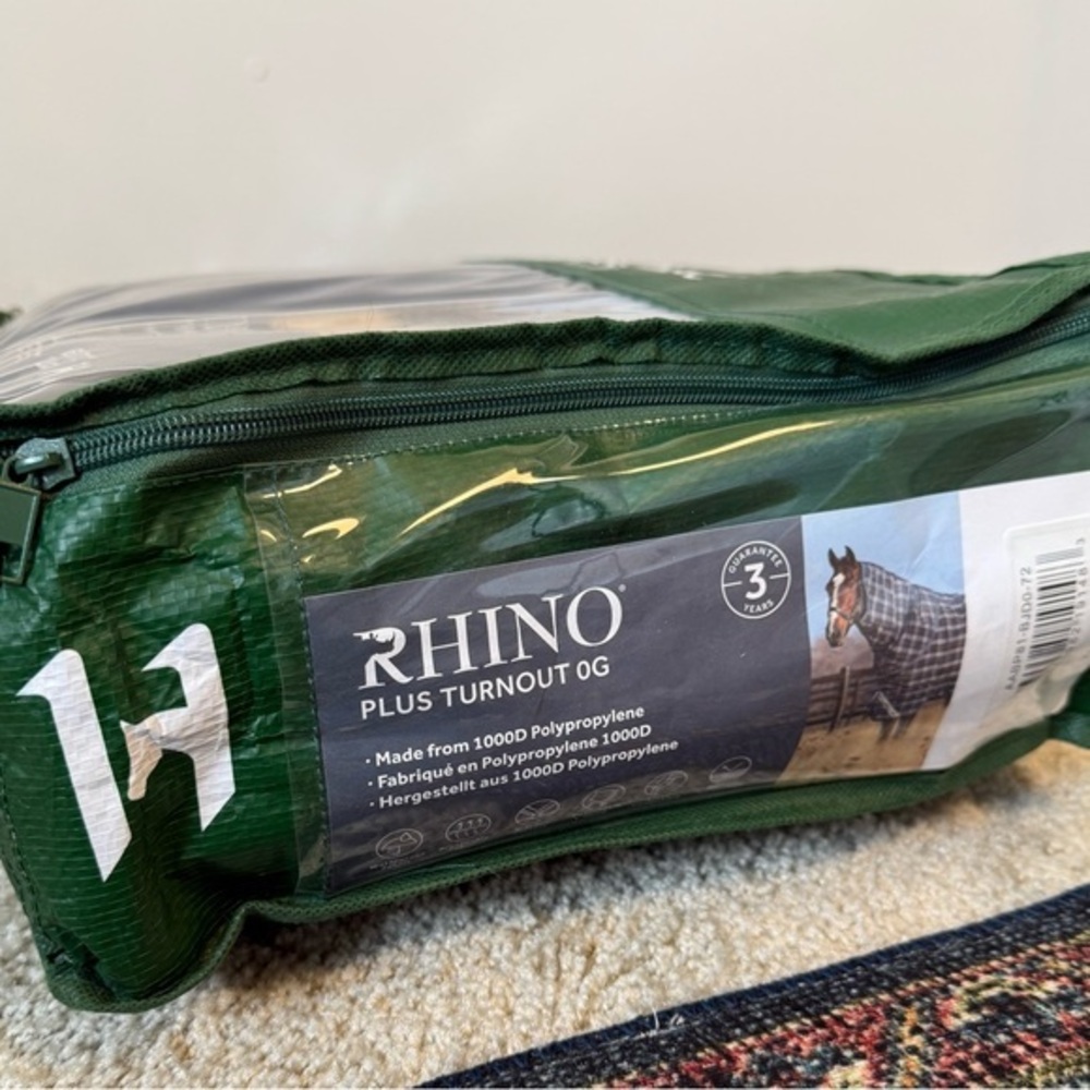 NWT HORSEWARE IRELAND RHINO PLUS TURNOUT OG - Picture 3 of 3